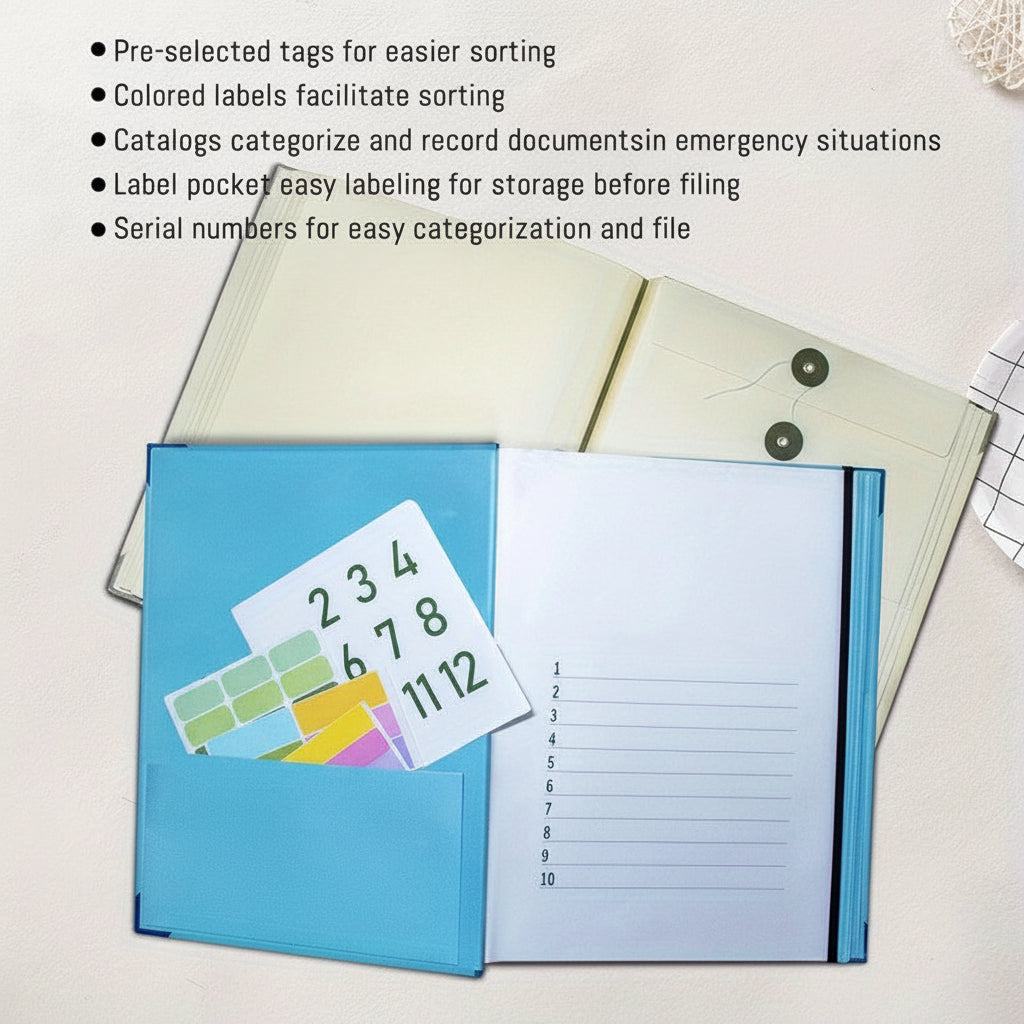 Pink File Keeper Kit for Home and Office Organization