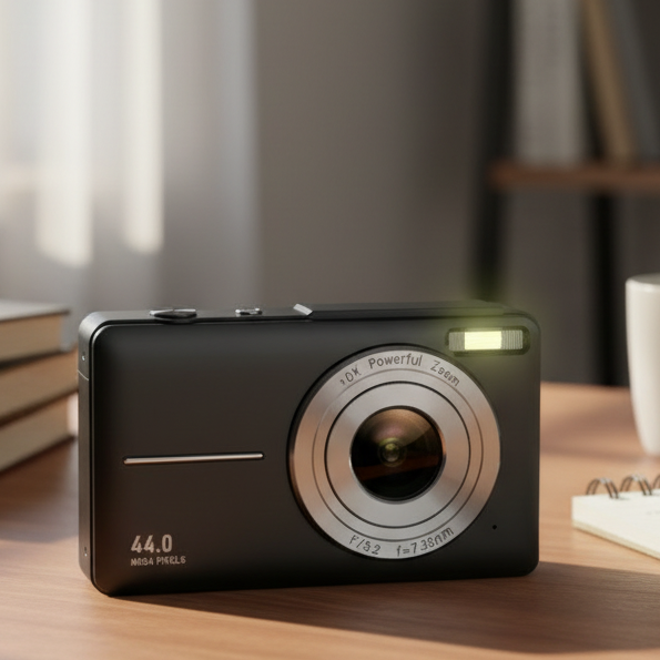 Classic Charm Digital Camera with Modern Precision
