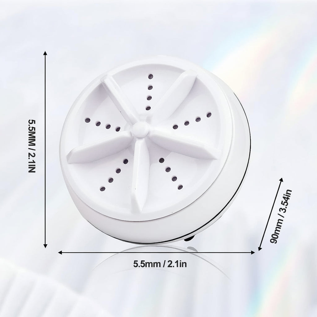 Compact USB Ultrasonic Fabric Cleaner for Travel and Everyday Use