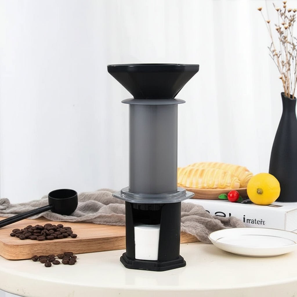 Nomad Brew Travel French Press Coffee Maker - Sturdy & Compact