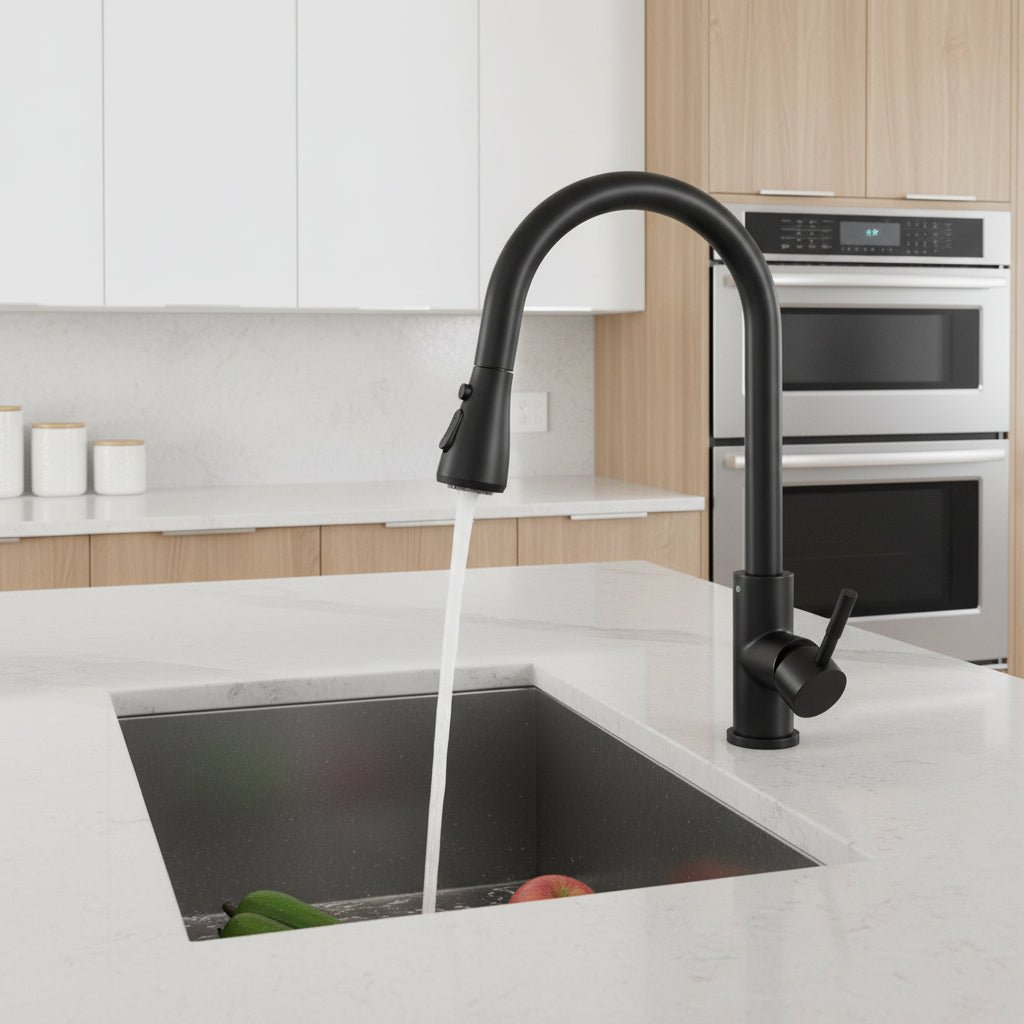 Elevate Your Kitchen with the AquaRise Pull-Down Faucet