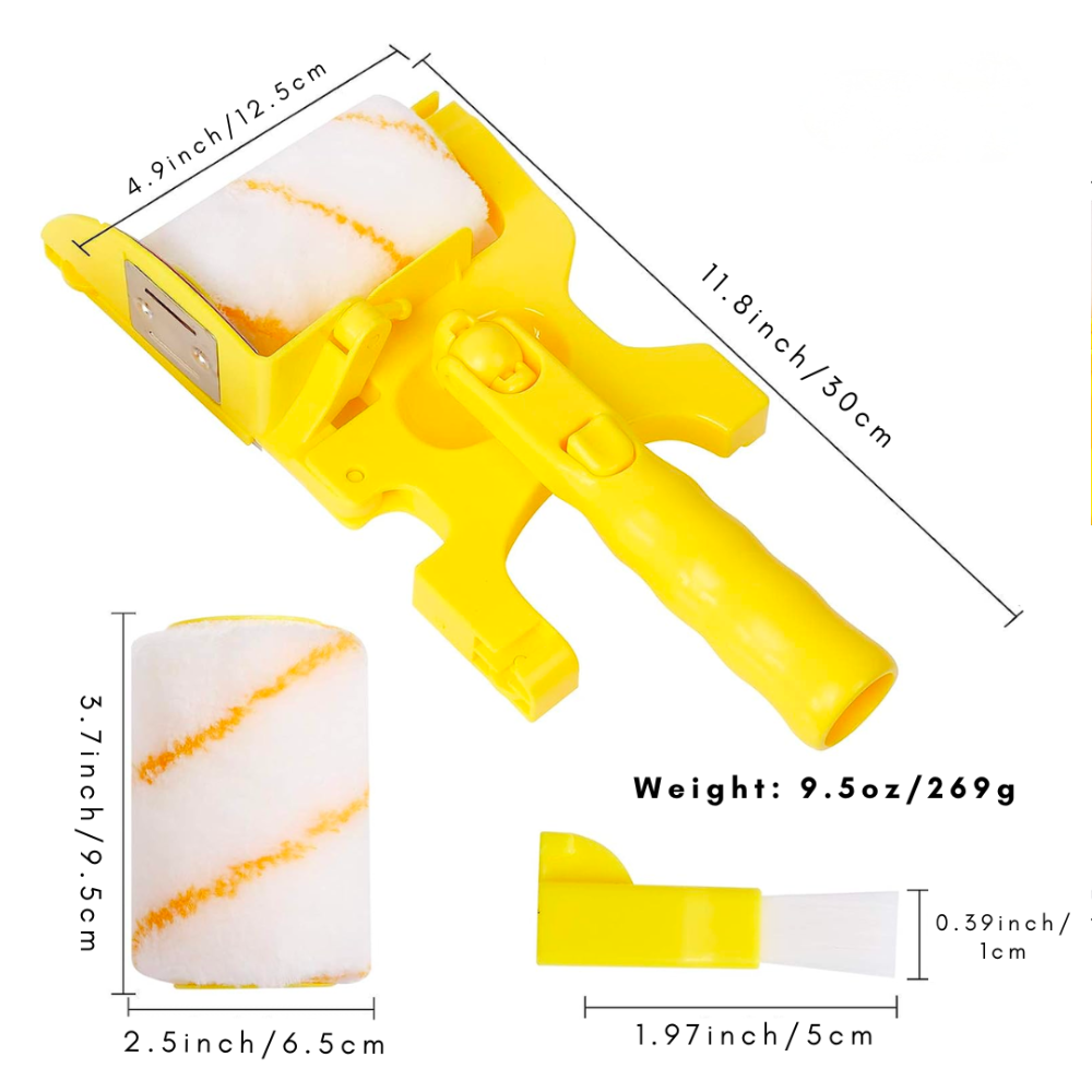 Expert Edge Paint Roller with Textured Surface for Home Use