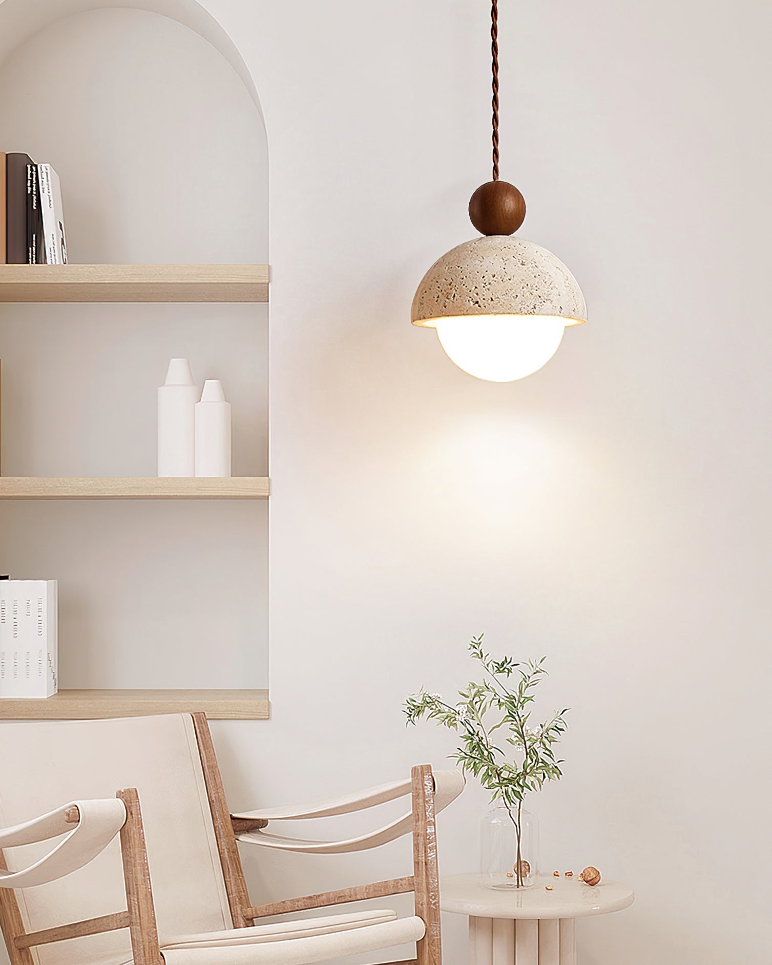 Modern Black Glass Pendant Light for Kitchen Decor