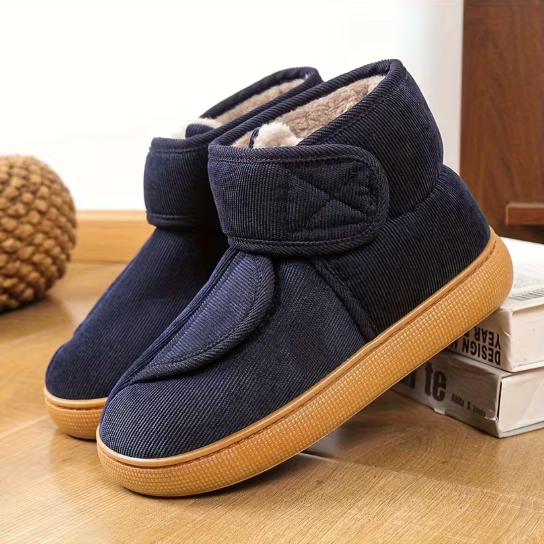 Non-Slip House Slippers for Seniors | Wide Opening Design