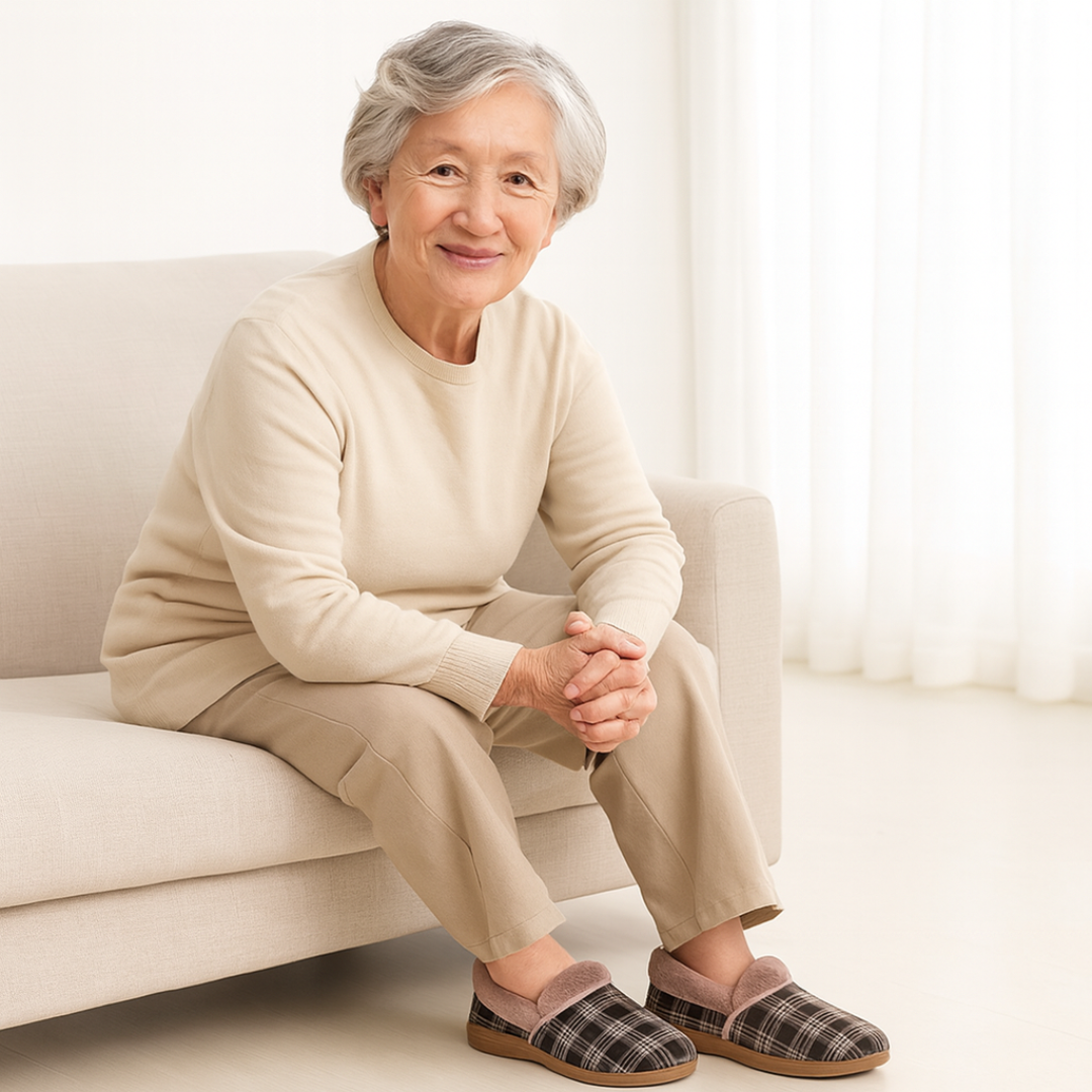 Moccasin-Style Slippers for Seniors
