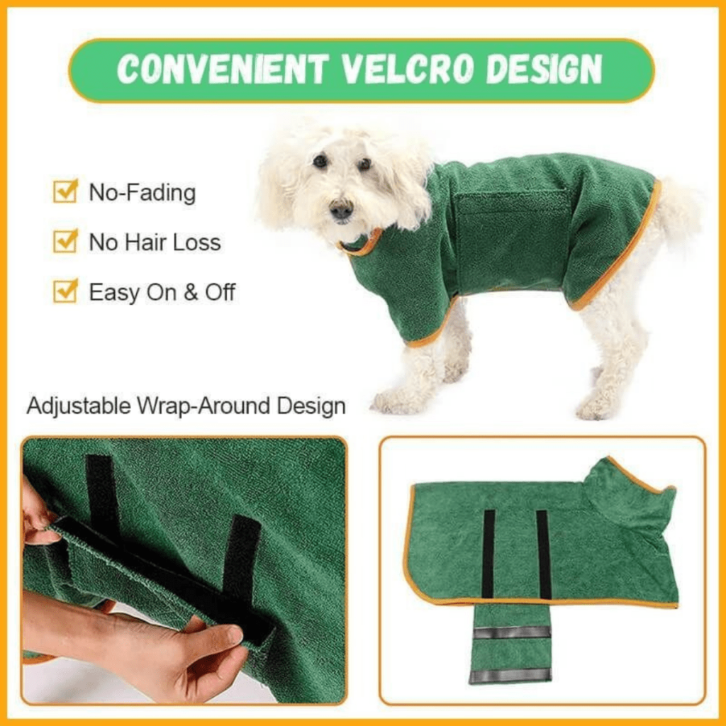 Quick-Dry Dog Coat for Ultimate Comfort After Walks