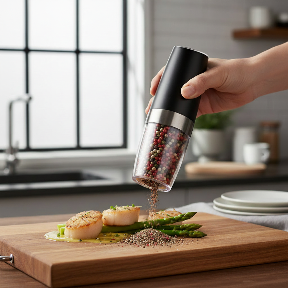 Automatic Spice Mill Duo with Adjustable Grind Settings