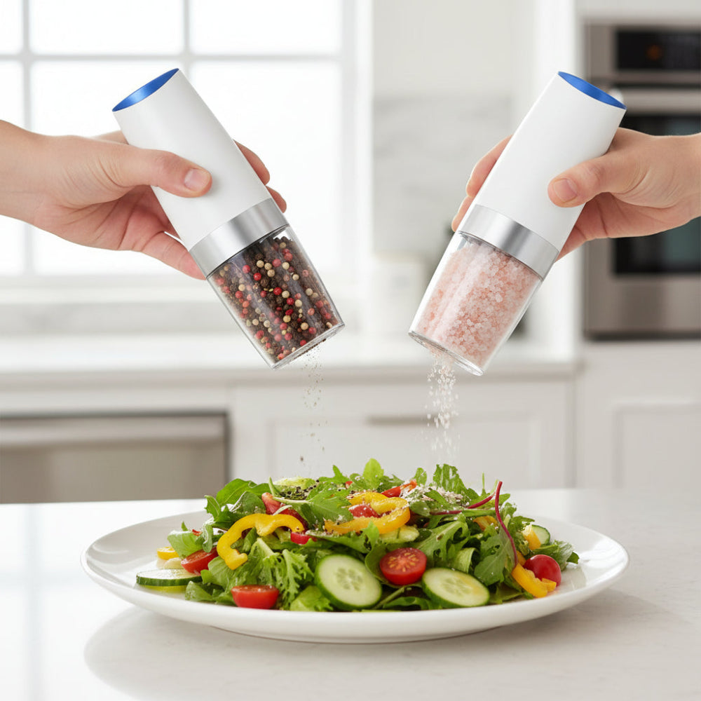 Automatic Spice Mill Duo with Adjustable Grind Settings