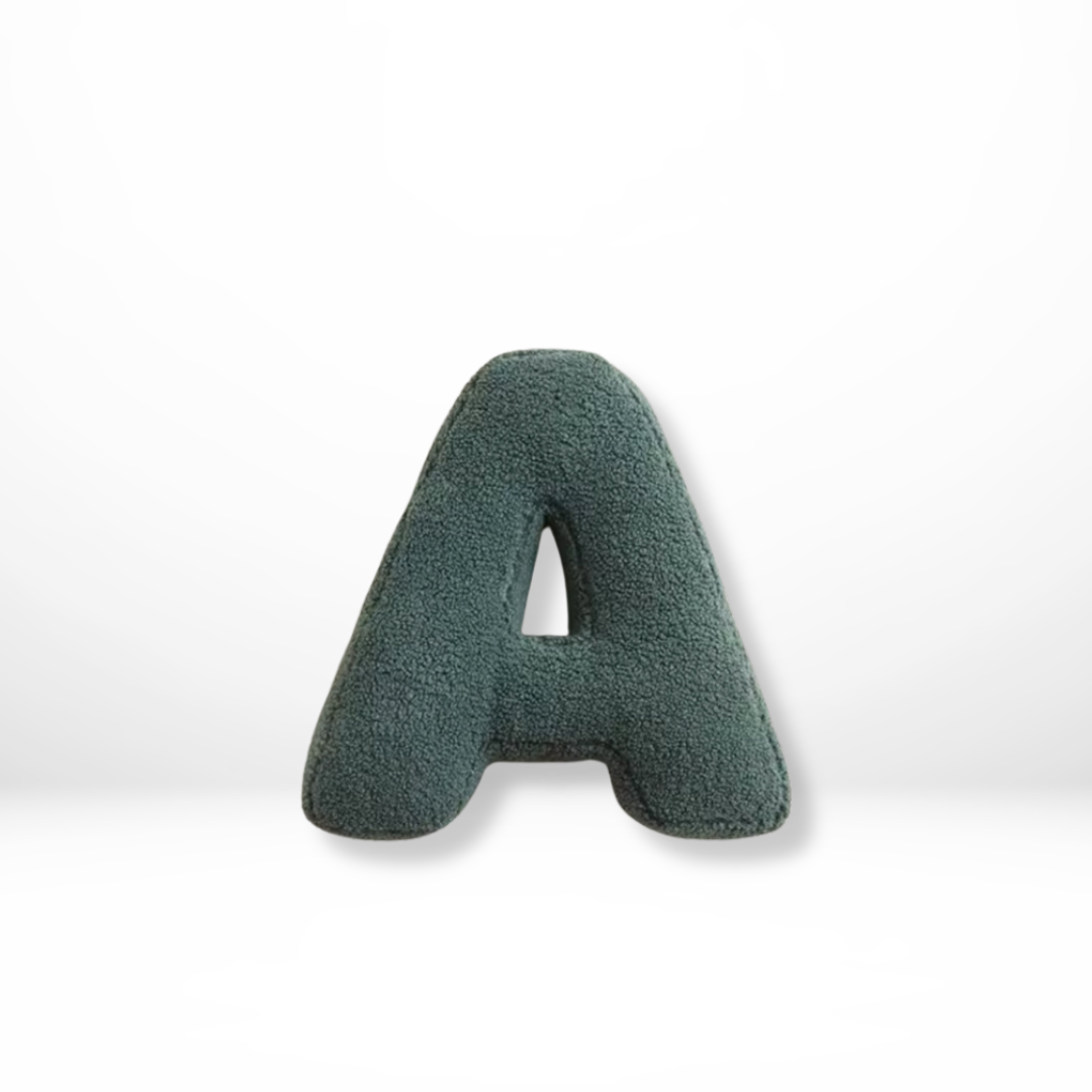Personalized Velvet Letter Cushion for Chic Home Styling