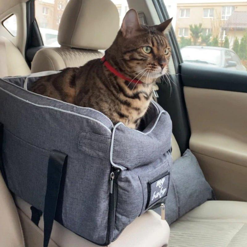 Chic Pet Travel Carrier with Safety Leash – Comfortable Journey Bag