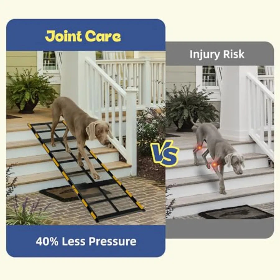 Dog Car Ramp with Non-Slip Surface | Joint-Friendly for Easy Access