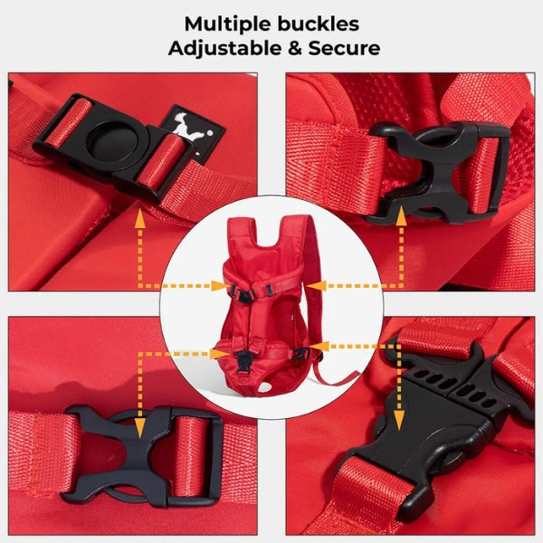 Waterproof Backpack for Dogs and Cats – Adjustable Pet Travel Carrier