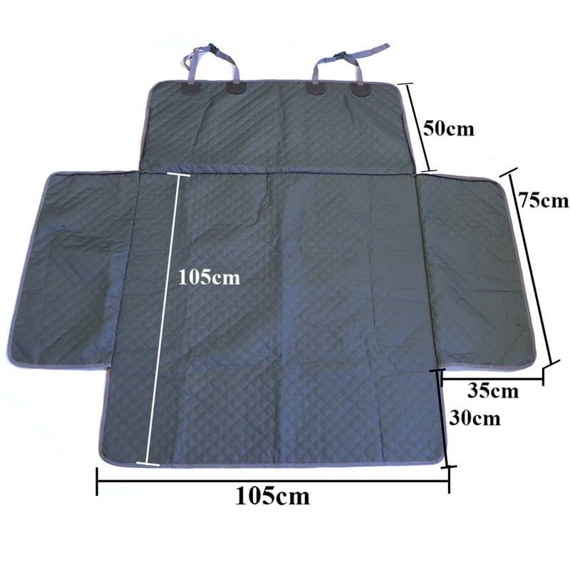 Waterproof Dog Seat Cover for Rear Car with Easy Clean Design