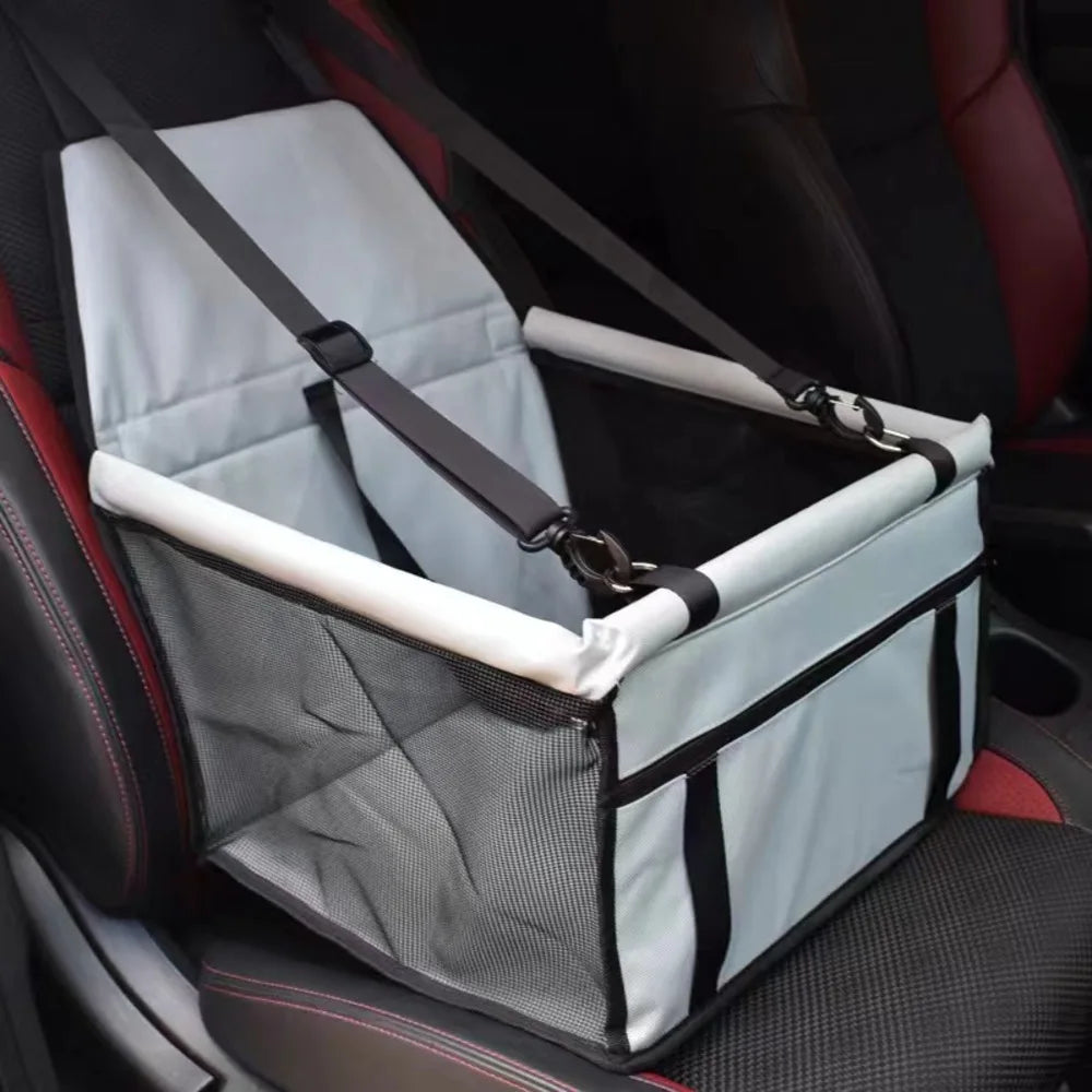 Travel Bag for Pets with Car Seat – Waterproof & Foldable Design