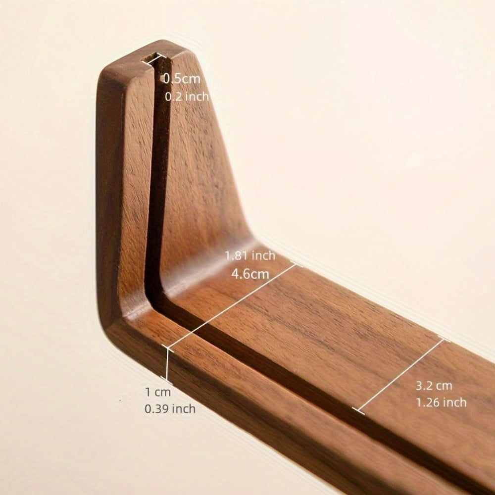 Elegant Acrylic Frame with Sturdy Wooden Base