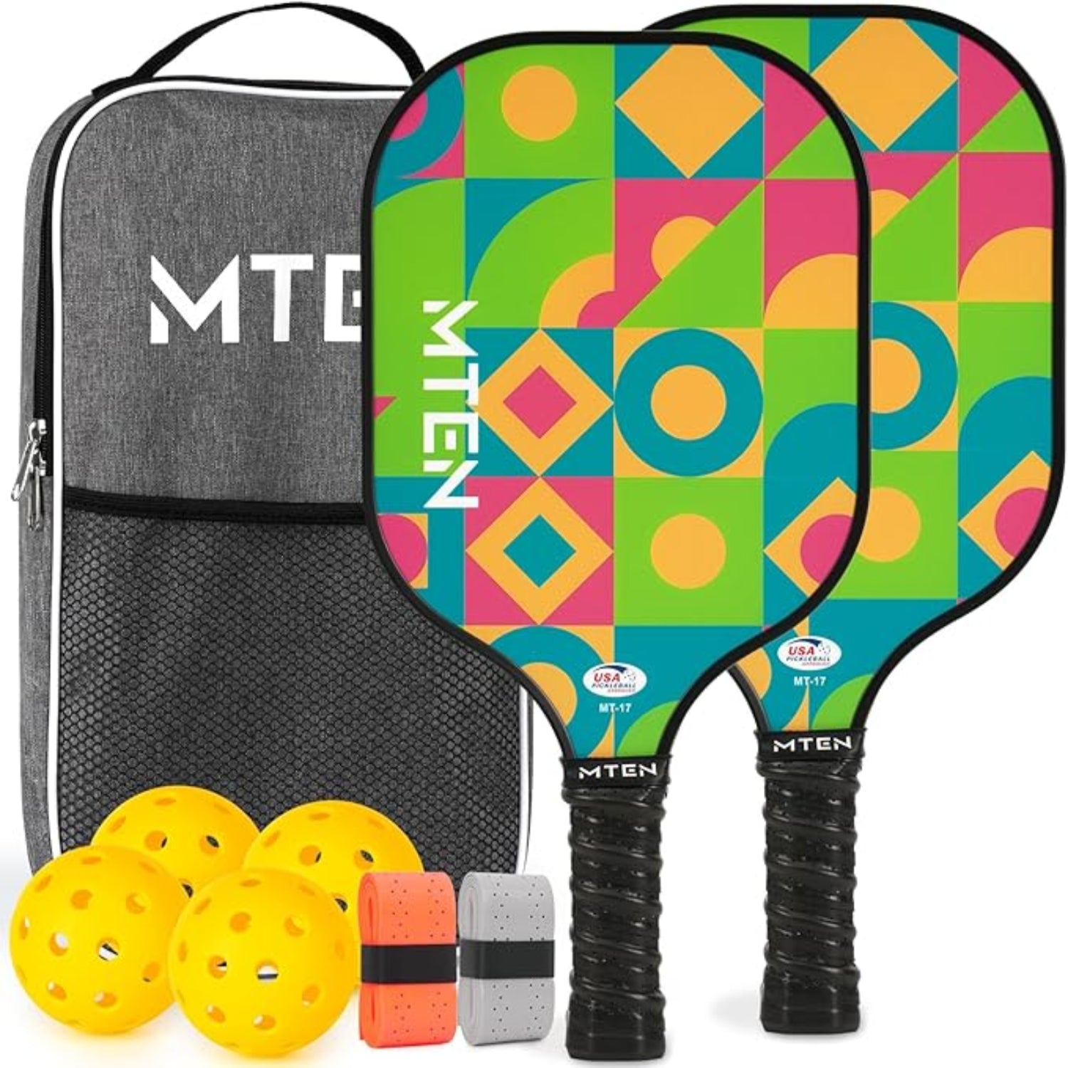 Premium Lightweight Pickleball Paddle Set with Balls