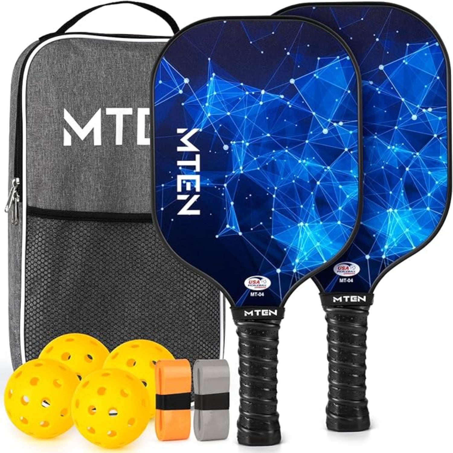 Premium Lightweight Pickleball Paddle Set with Balls