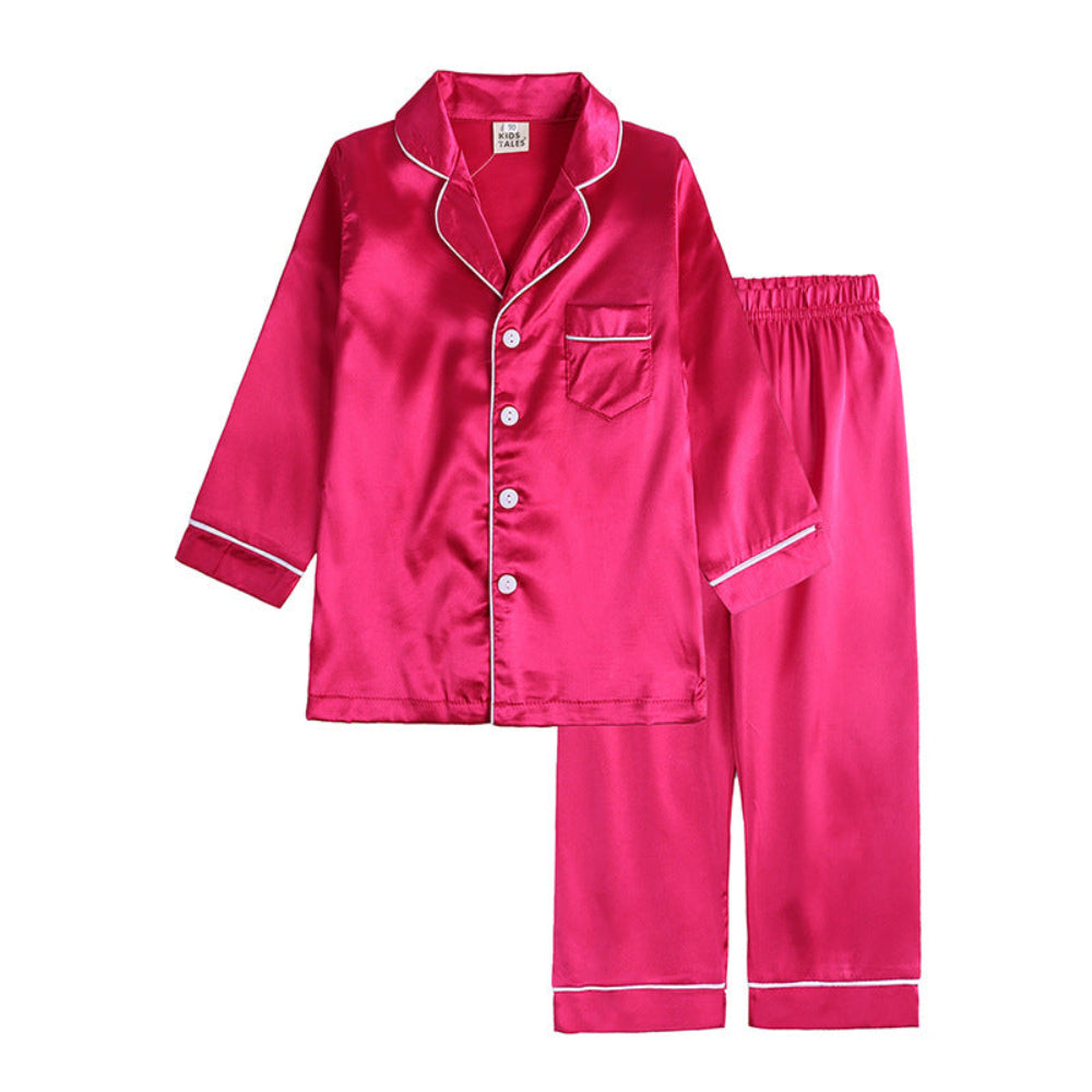 Cozy Button-Down Pajama Set for Kids with Coordinating Pieces