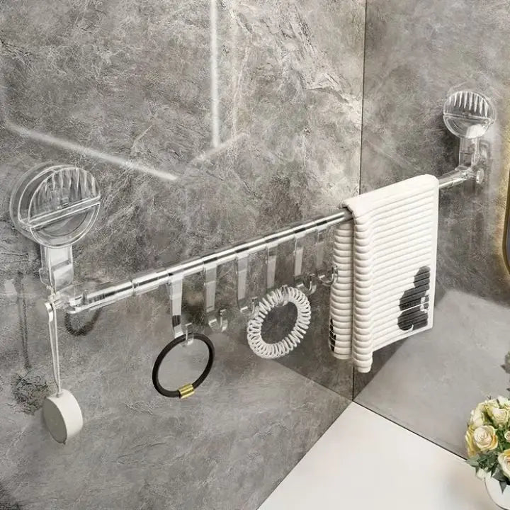 Suction Cup Towel Rack – Instant Setup, No Drilling Required