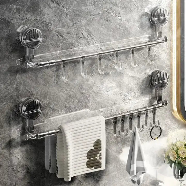 Suction Cup Towel Rack – Instant Setup, No Drilling Required