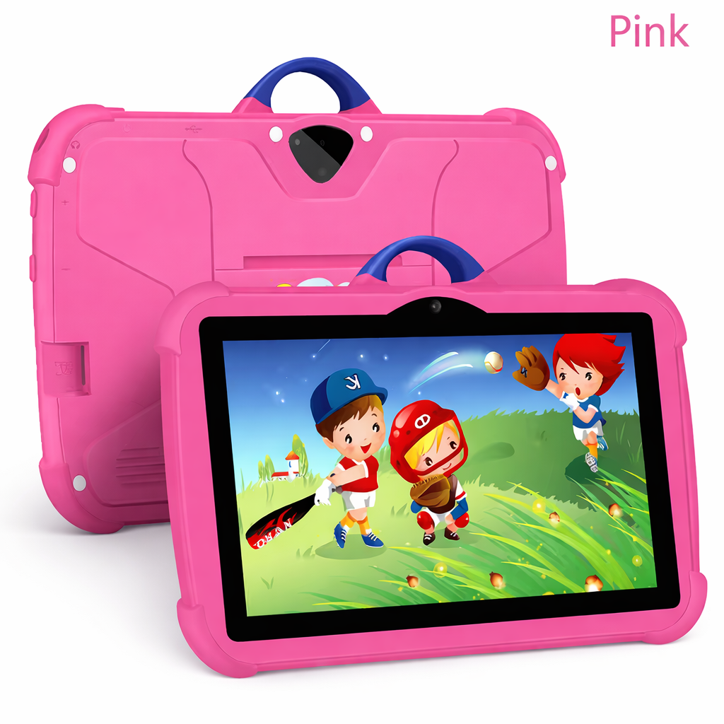Android 13 Kids Tablet with Quad-Core, 4GB RAM, 64GB Storage & Shockproof Case