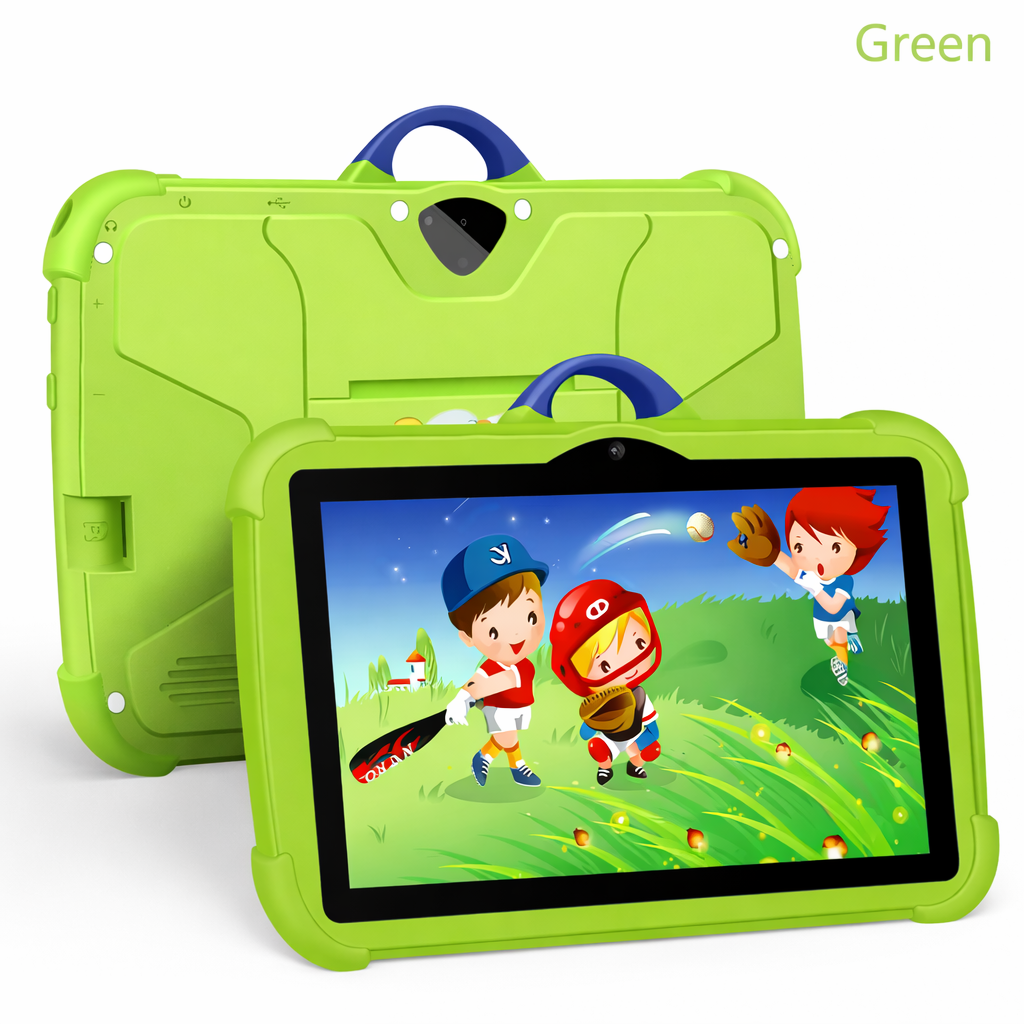 Android 13 Kids Tablet with Quad-Core, 4GB RAM, 64GB Storage & Shockproof Case