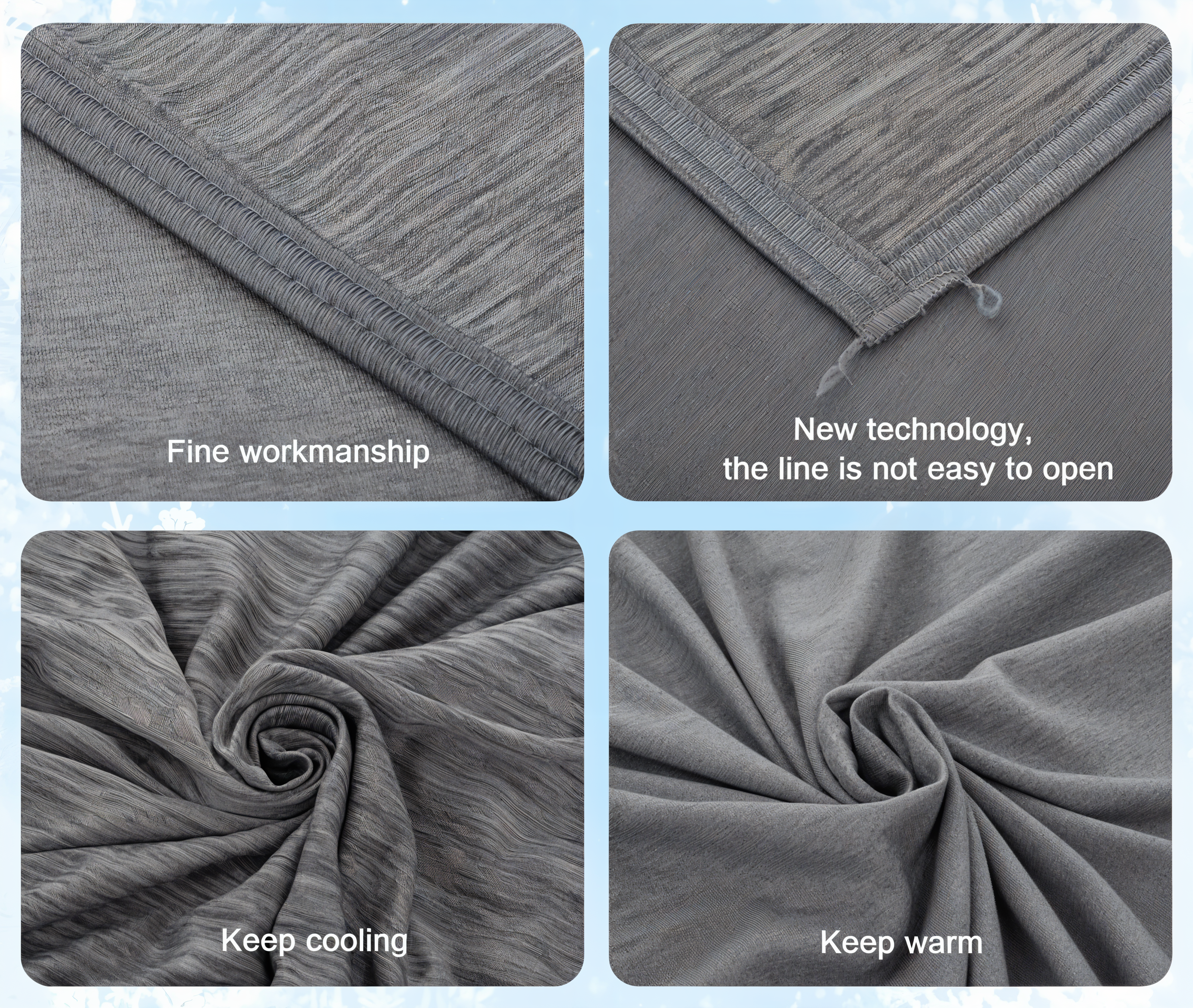 Lightweight Cotton Cooling Blanket for Bed – Breathable Comfort for Warm Sleepers