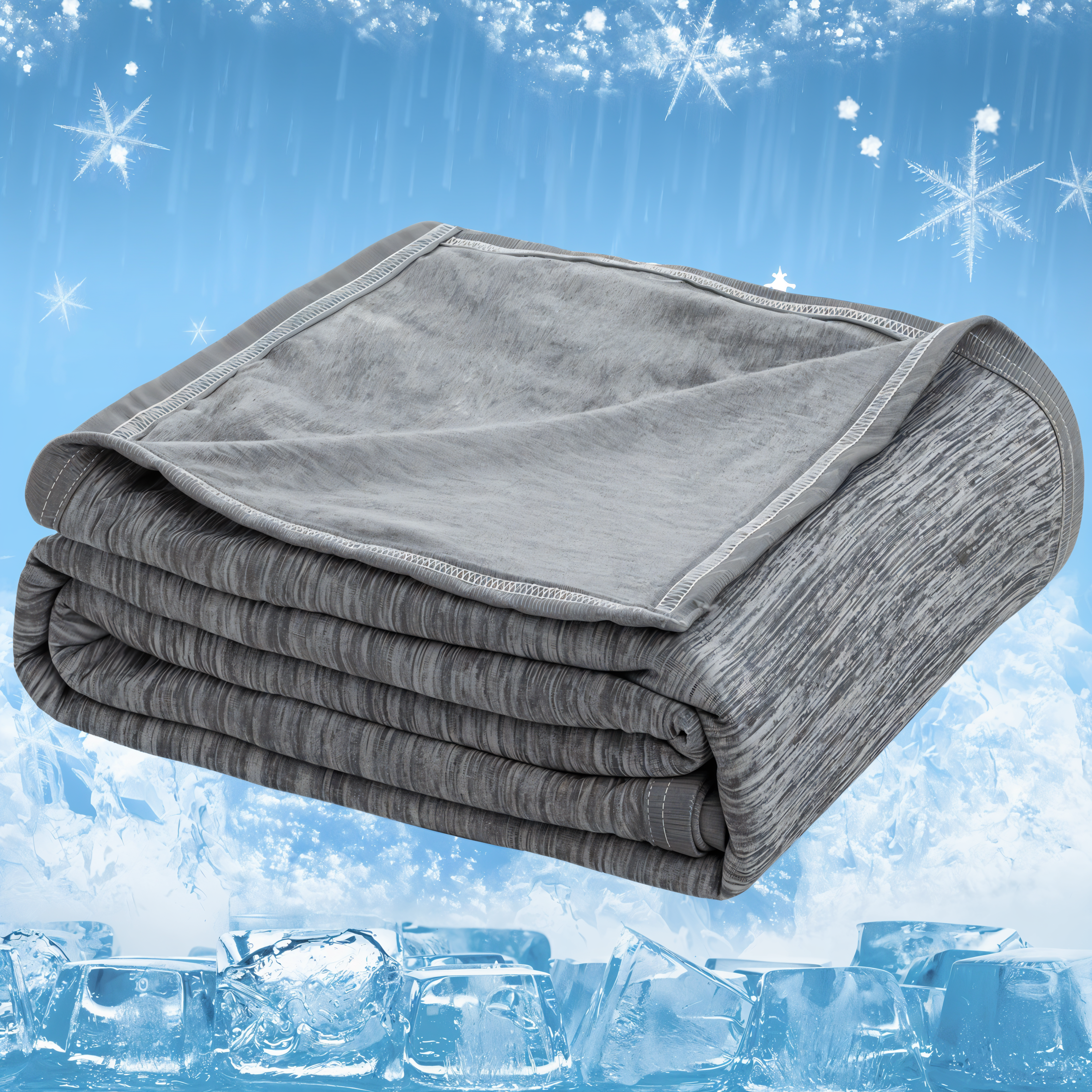 Lightweight Cotton Cooling Blanket for Bed – Breathable Comfort for Warm Sleepers