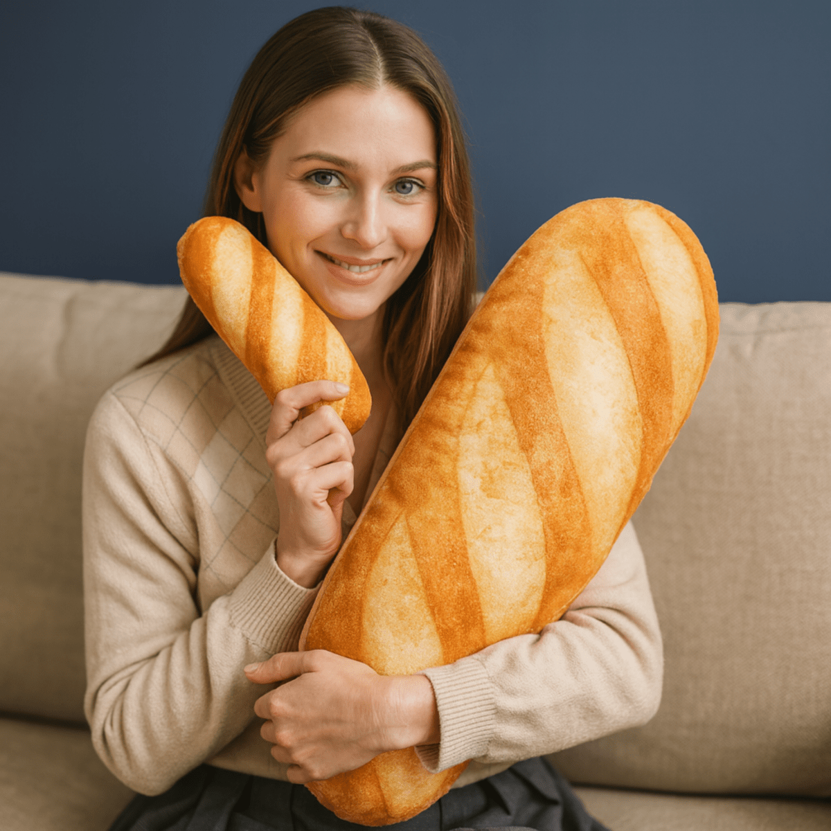 ChicBite Comfort Cushion with a Unique Baguette Style