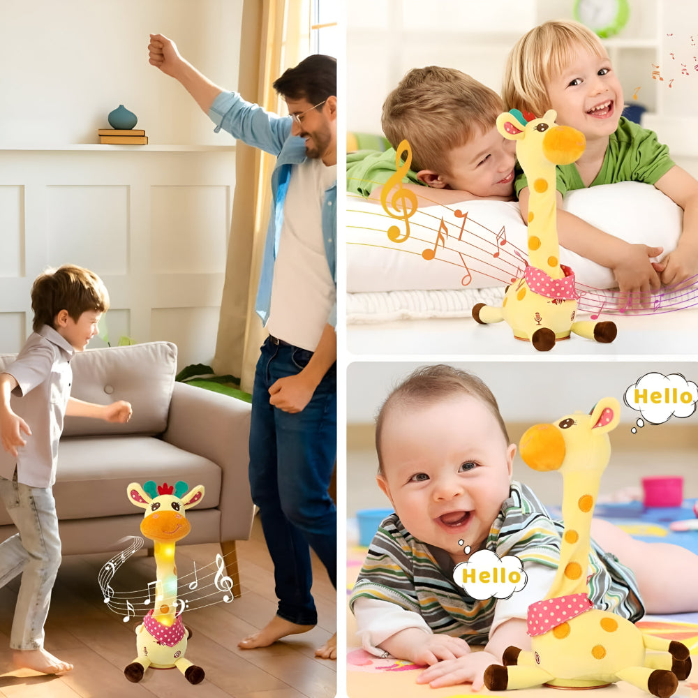 Joyful Musical Giraffe Plush Toy for Kids