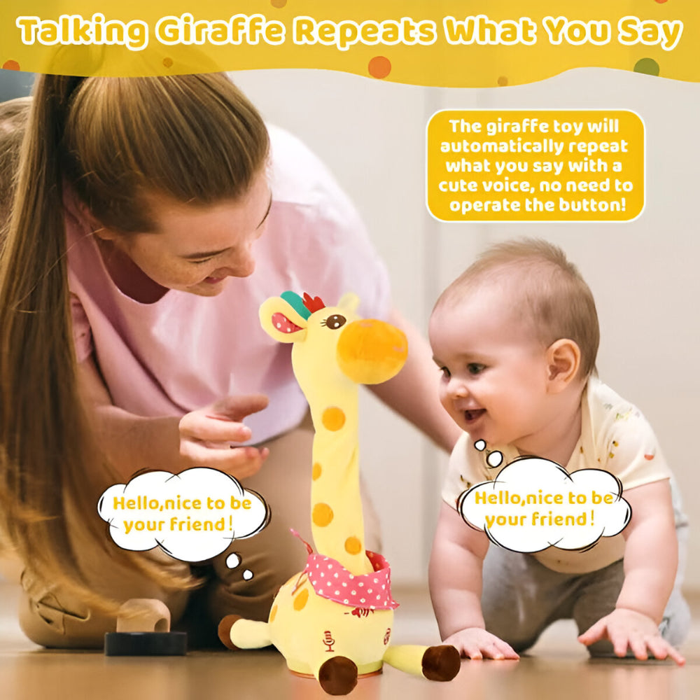 Joyful Musical Giraffe Plush Toy for Kids