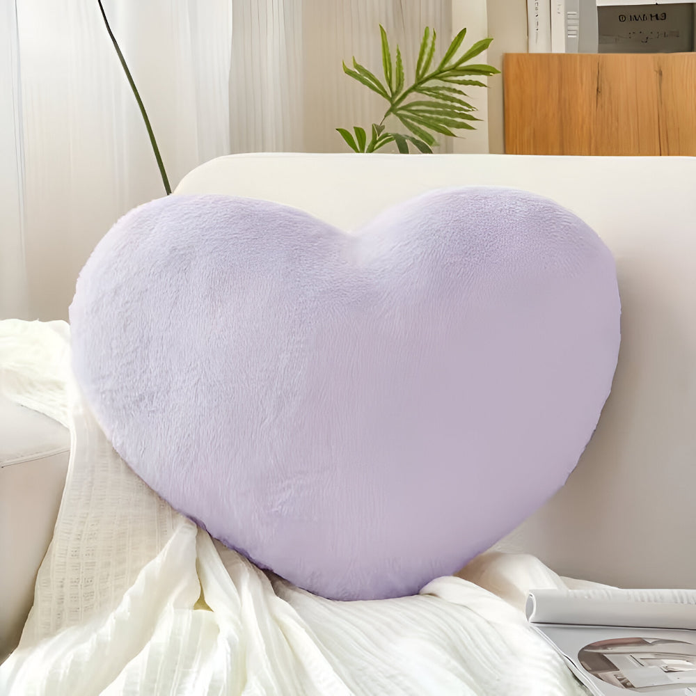 Charming Heart-Shaped Accent Pillow for Stylish Living