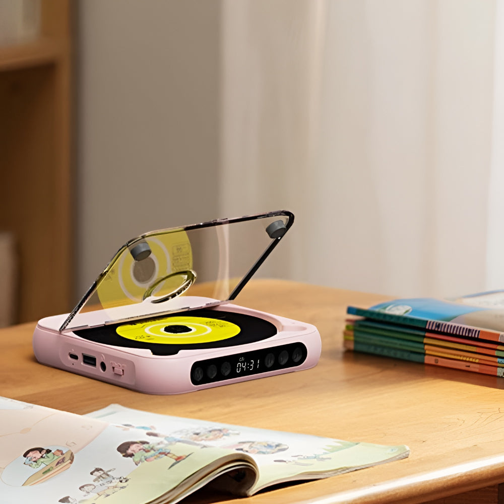 Wireless Compact CD Player with Anti-Skip Technology