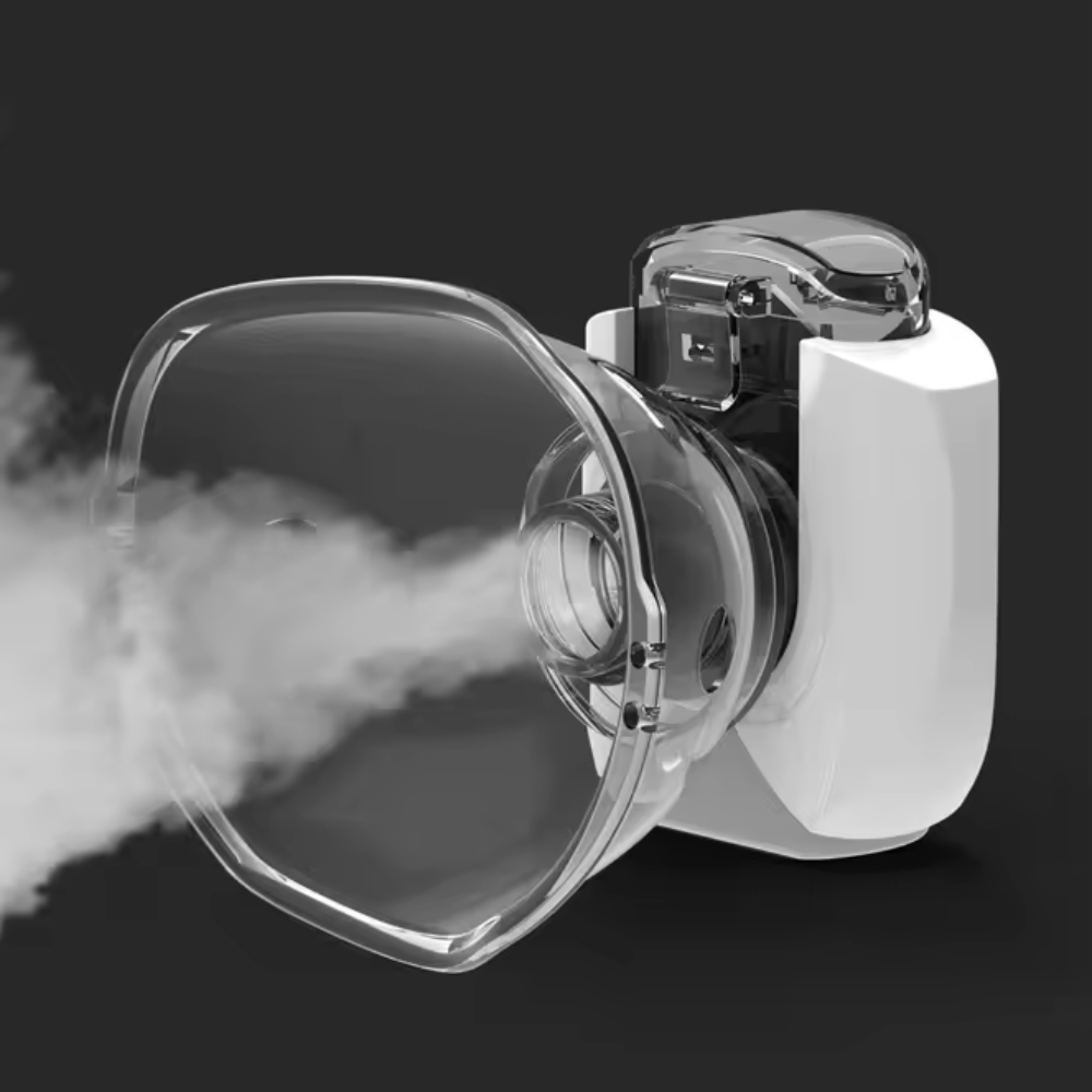 USB-Powered Portable Mesh Nebulizer for Adults and Kids with Dual Masks