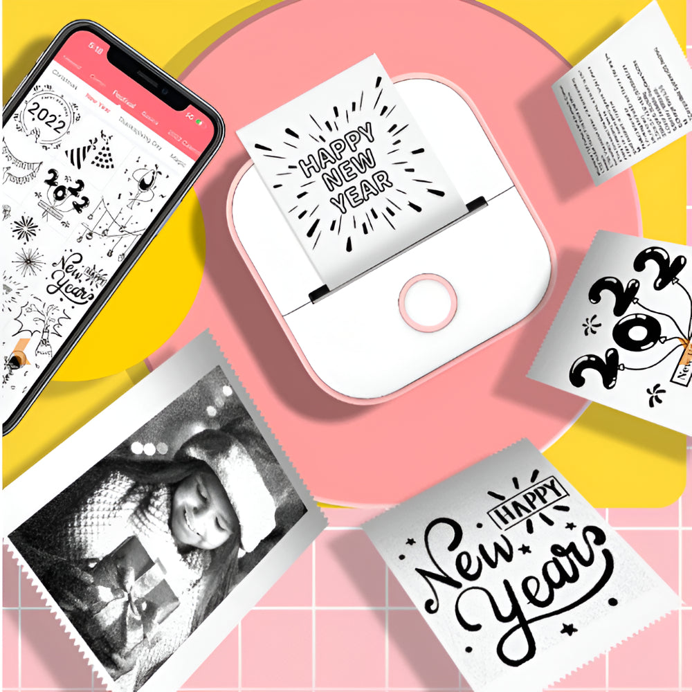 Pocket-Sized Bluetooth Printer for Images and Labels