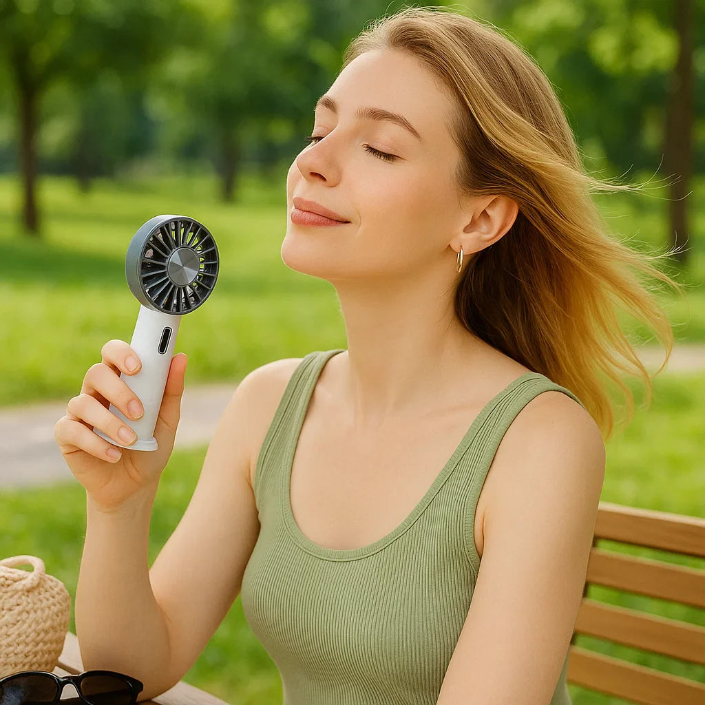 Compact Cooling Fan – Lightweight Portable Air Conditioner for Home and Outdoor Use