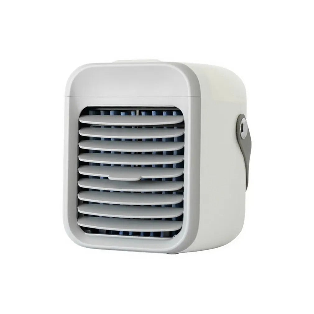 Compact USB Rechargeable Air Cooler Fan – 3-in-1 Cooling, Fan & Humidifier