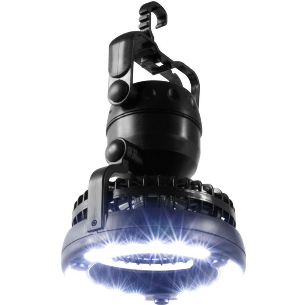 Lightweight Rechargeable Fan for Camping with LED Light – Portable Design