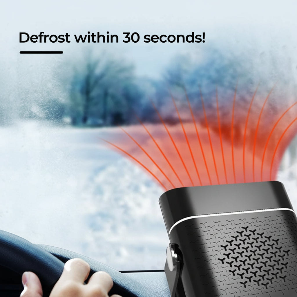 Compact 12V Car Heater & Defroster for Instant Warmth