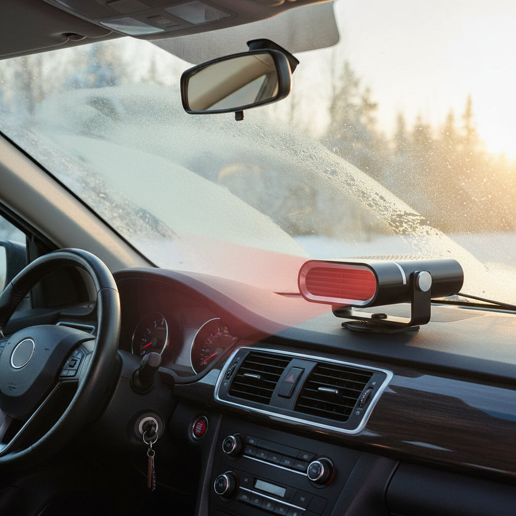 Compact 12V Car Heater & Defroster for Instant Warmth