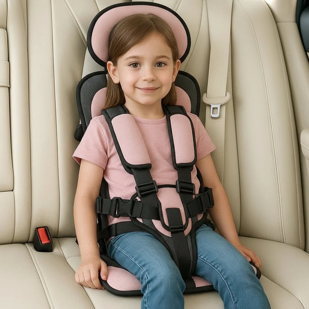 Ultimate Travel Booster Seat for Kids with Safety Harness