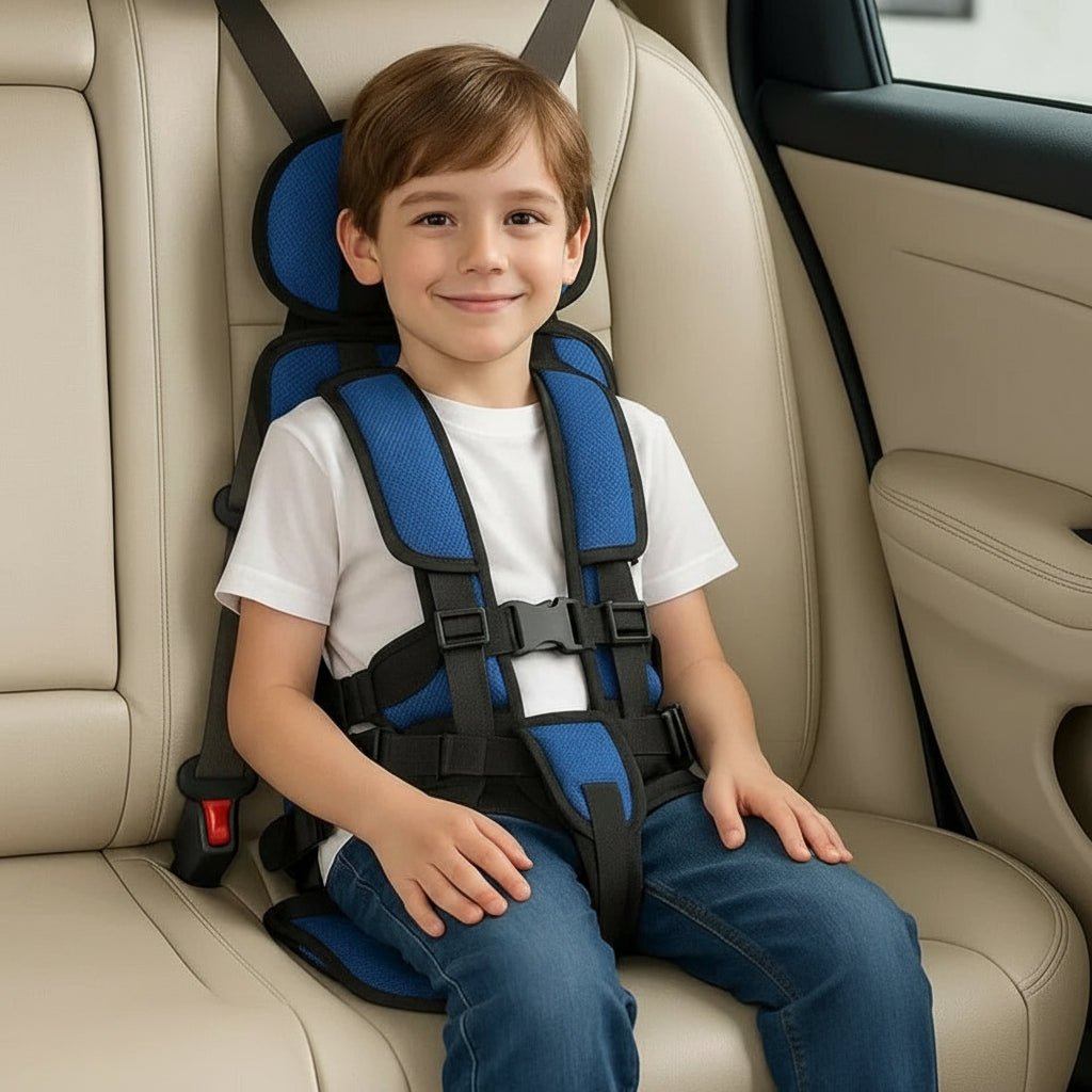 Ultimate Travel Booster Seat for Kids with Safety Harness
