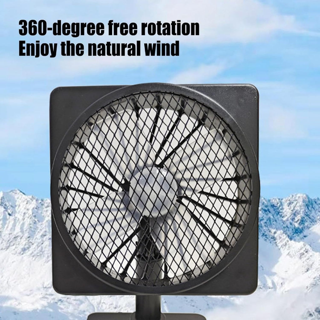 12V USB Car Fan – Portable Cooling Device with 360° Adjustable Angle