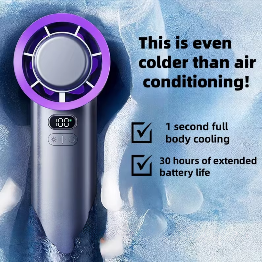 Mini Handheld Fan - Lightweight Portable Design for Instant Cooling