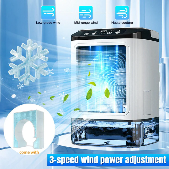 Compact Personal Air Cooler with Adjustable Speed – Mini AC Unit