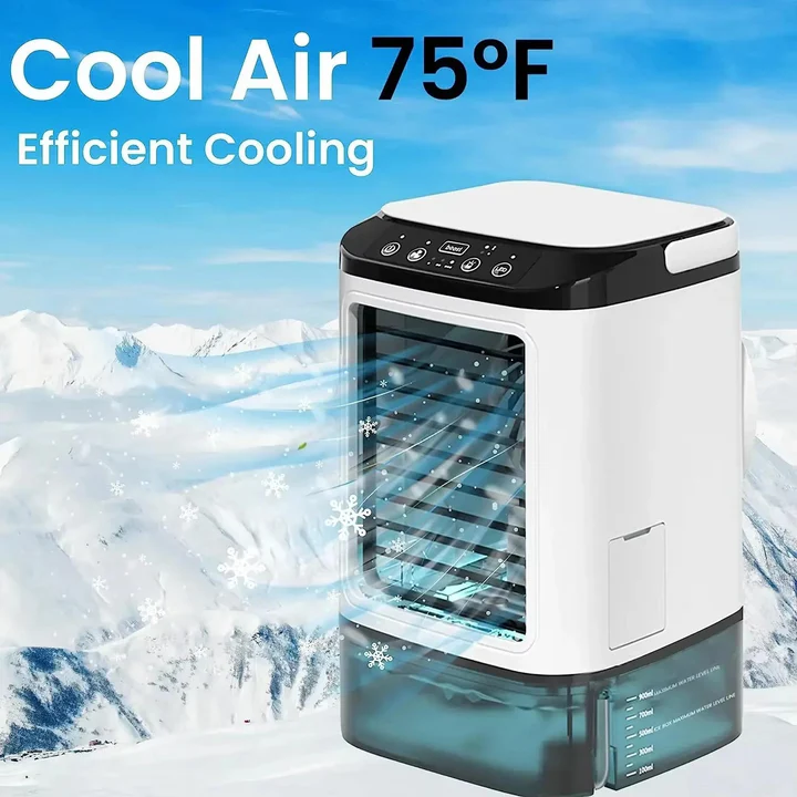 Compact Personal Air Cooler with Adjustable Speed – Mini AC Unit