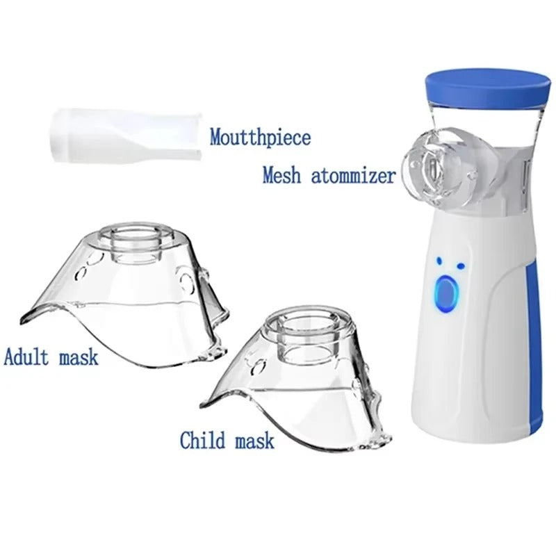 Compact Portable Nebulizer for Quiet Inhalation Relief on the Go