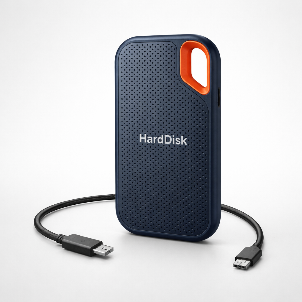 Ultra-Slim USB-C External Solid State Drive for Effortless Storage