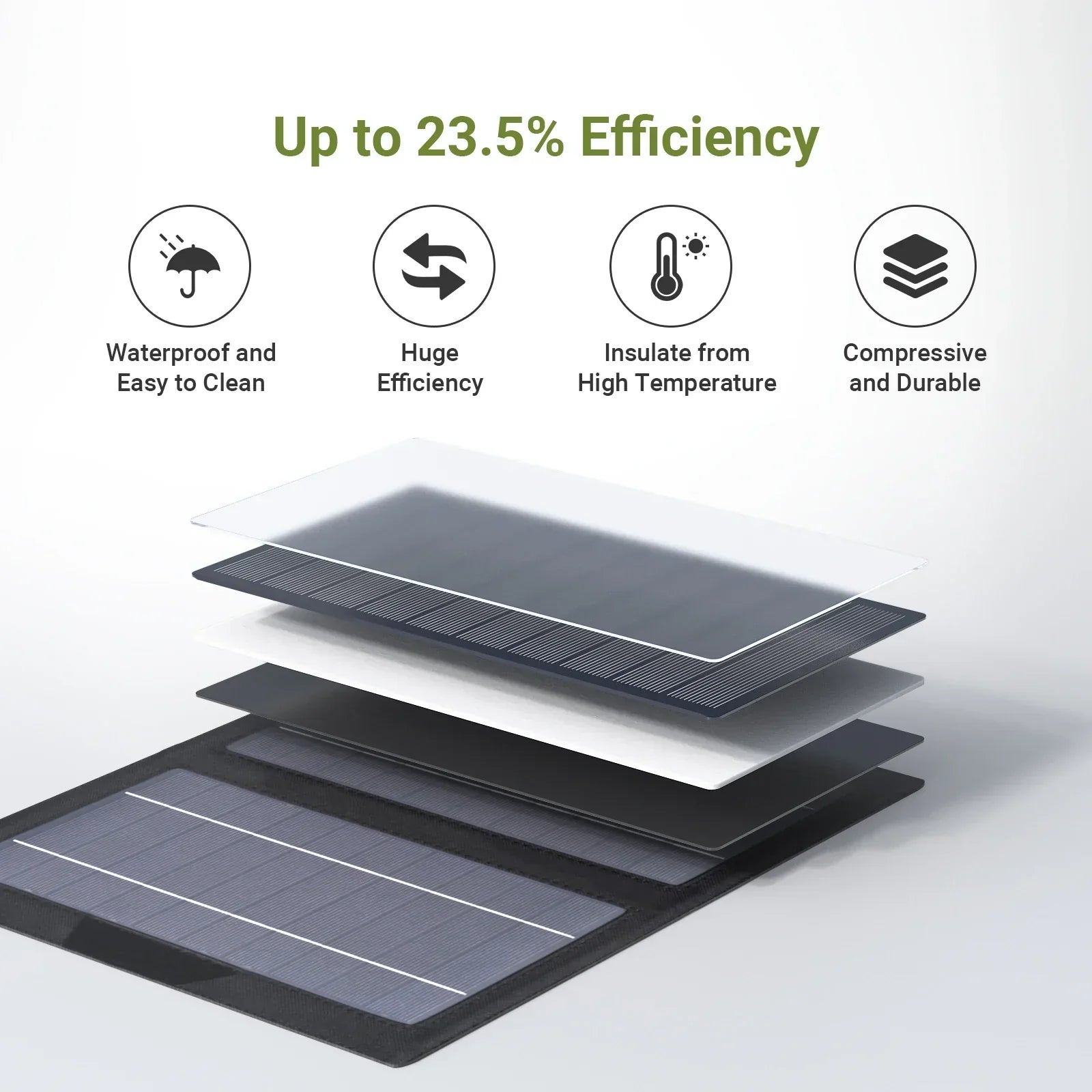 10W Foldable Solar Power Bank | Lightweight Portable Charger for Outdoors