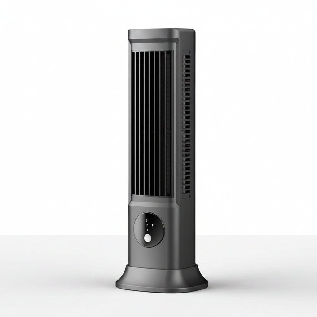 Slim Remote-Controlled Tower Fan for Effective Cooling in Compact Areas